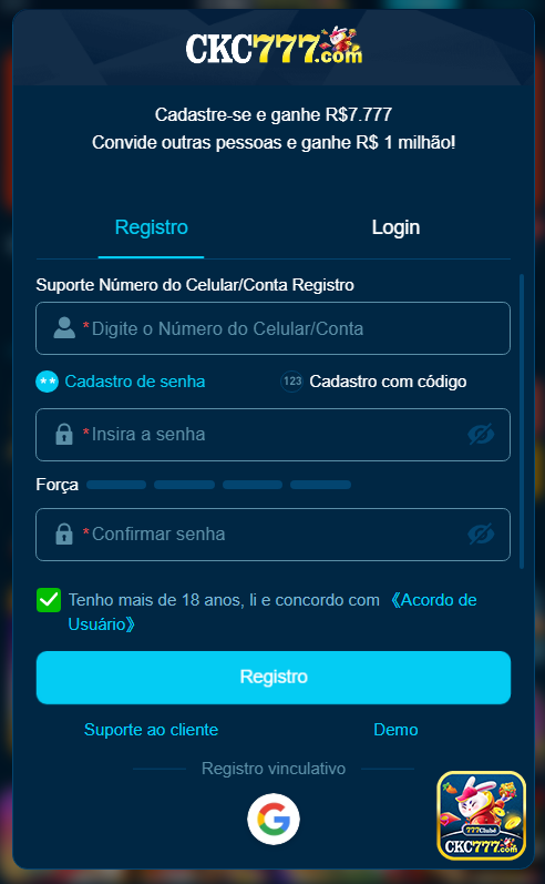 Recompensas VIP ckc777.com